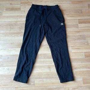 Black champion sweat pants